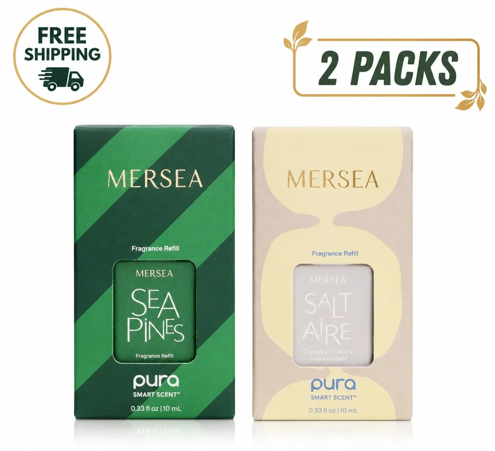 Pura Smart Scent Refill Mersea Sea Pines & Salt Aire Fragrance Duo 2 Pack